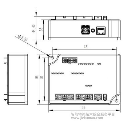 AGV智能调控系统 AMR小车 移动机器人IO控制器图3